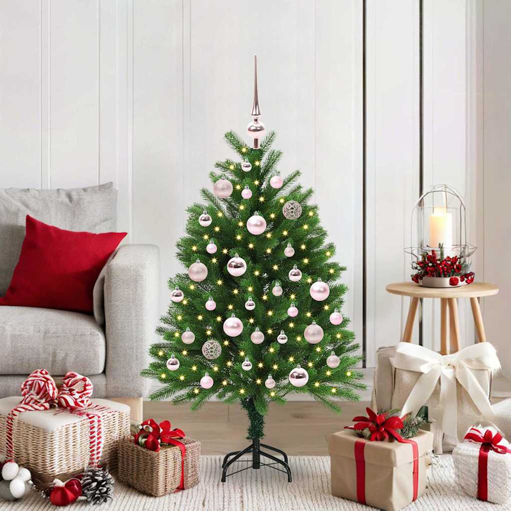Albero di Natale VidaXL con 150 LED con PE standard verde da 120 cm