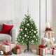Albero di Natale VidaXL con 150 LED con PE standard verde da 120 cm
