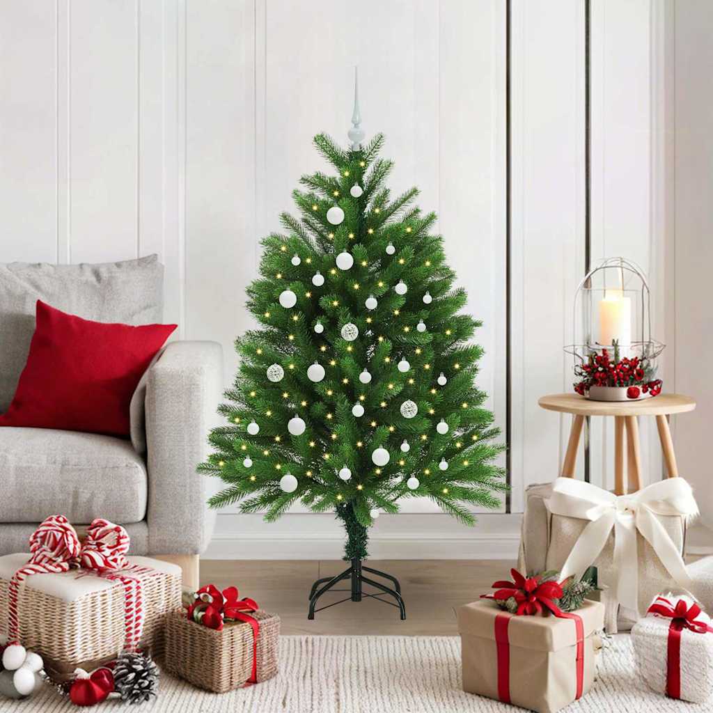 Albero di Natale VidaXL con 150 LED con PE standard verde da 120 cm
