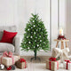 Albero di Natale VidaXL con 150 LED con PE standard verde da 120 cm