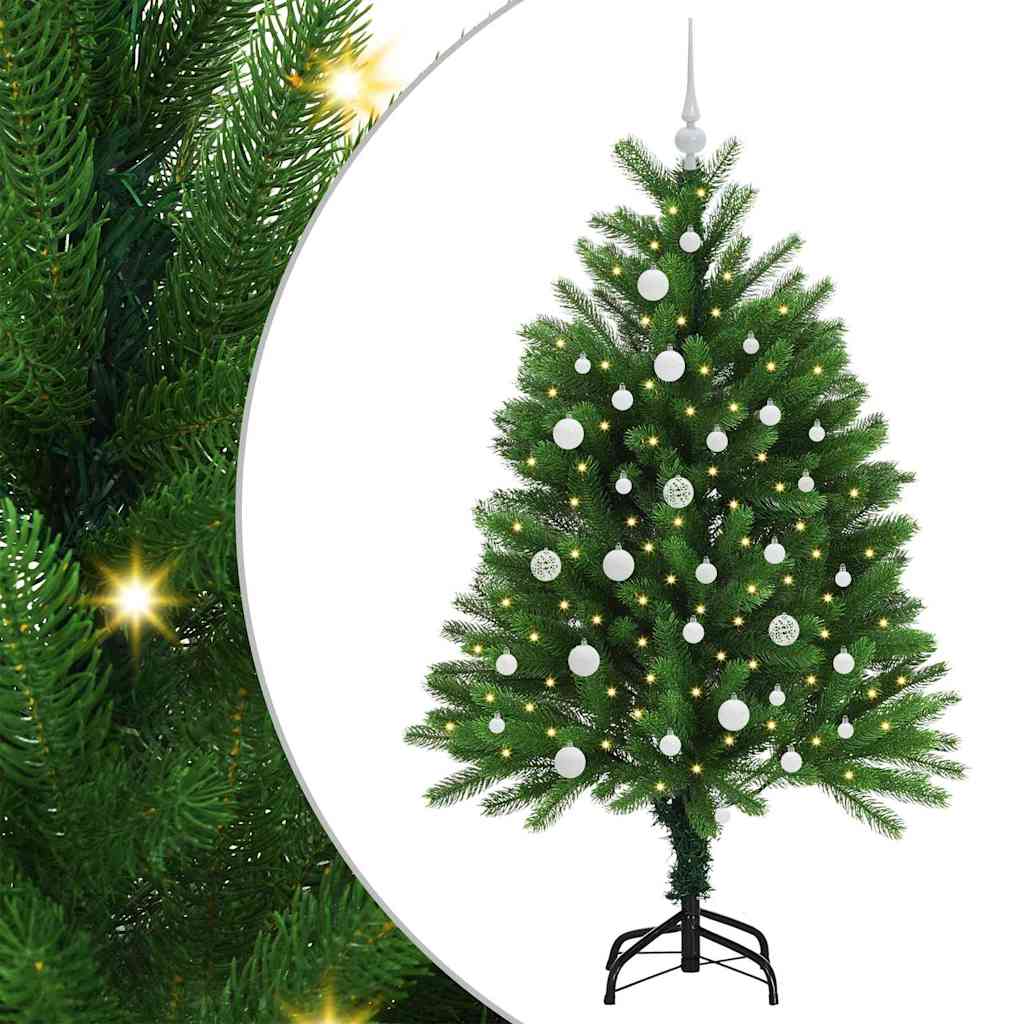 Albero di Natale VidaXL con 150 LED con PE standard verde da 120 cm