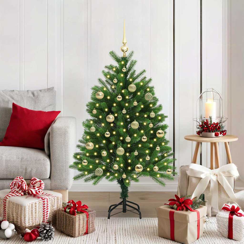 Albero di Natale VidaXL con 150 LED con PE standard verde da 120 cm