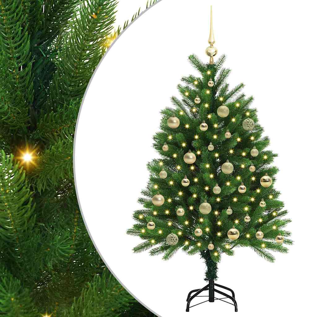 Albero di Natale VidaXL con 150 LED con PE standard verde da 120 cm