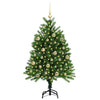 Albero di Natale VidaXL con 150 LED con PE standard verde da 120 cm