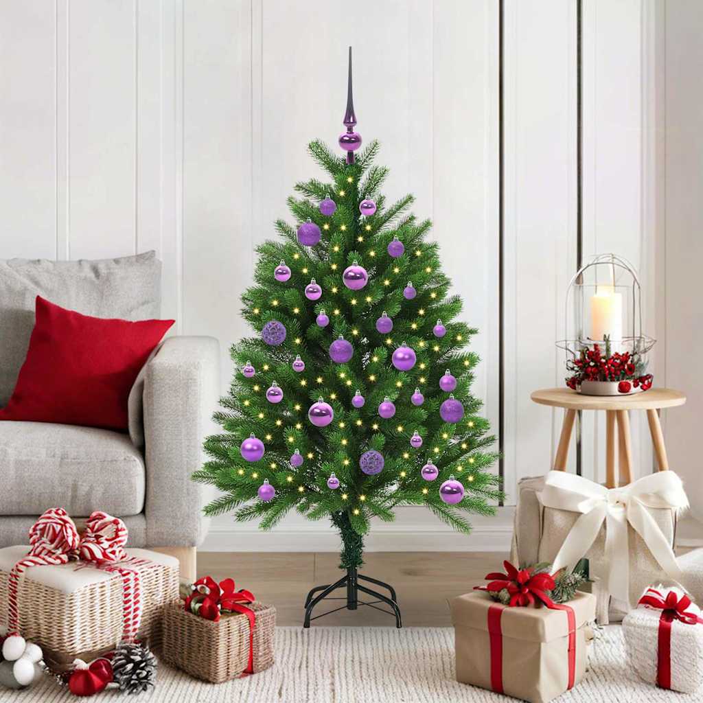 Albero di Natale VidaXL con 150 LED con PE standard verde da 120 cm