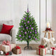 Albero di Natale VidaXL con 150 LED con PE standard verde da 120 cm