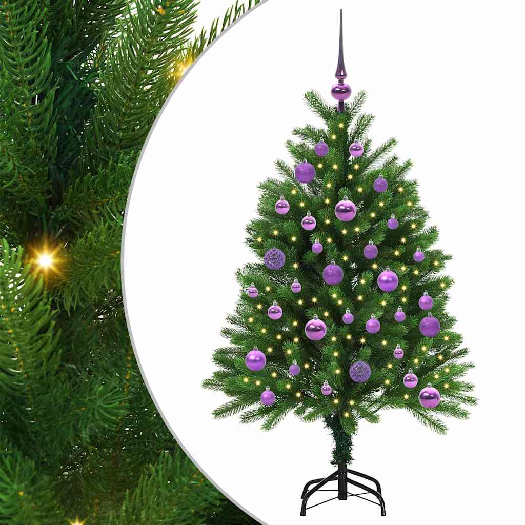 Albero di Natale VidaXL con 150 LED con PE standard verde da 120 cm
