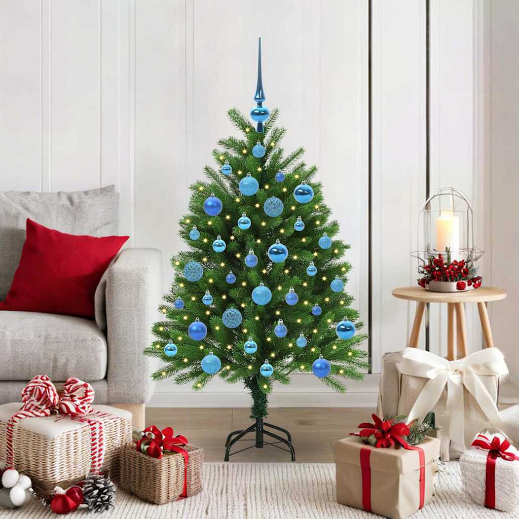 Árbol de Navidad VidaXL con 150 LED con estándar verde 120 cm PE