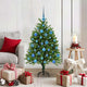 Árbol de Navidad VidaXL con 150 LED con estándar verde 120 cm PE
