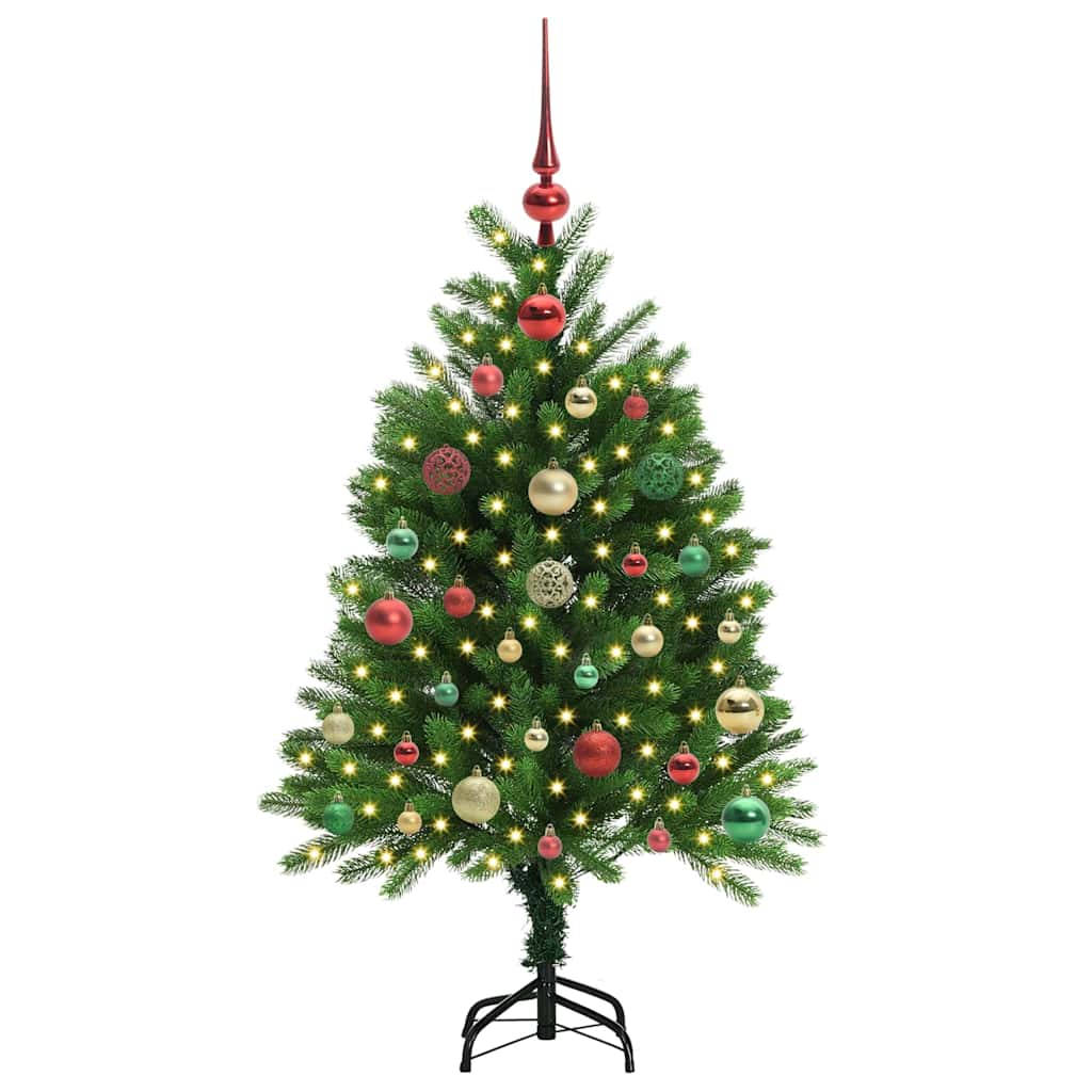 Vidaxl kerstboom met 150 led met standaard groen 120 cm pe