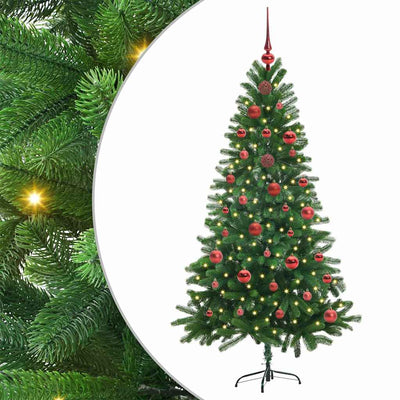 Albero di Natale VidaXL con 150 LED con PE standard verde da 150 cm