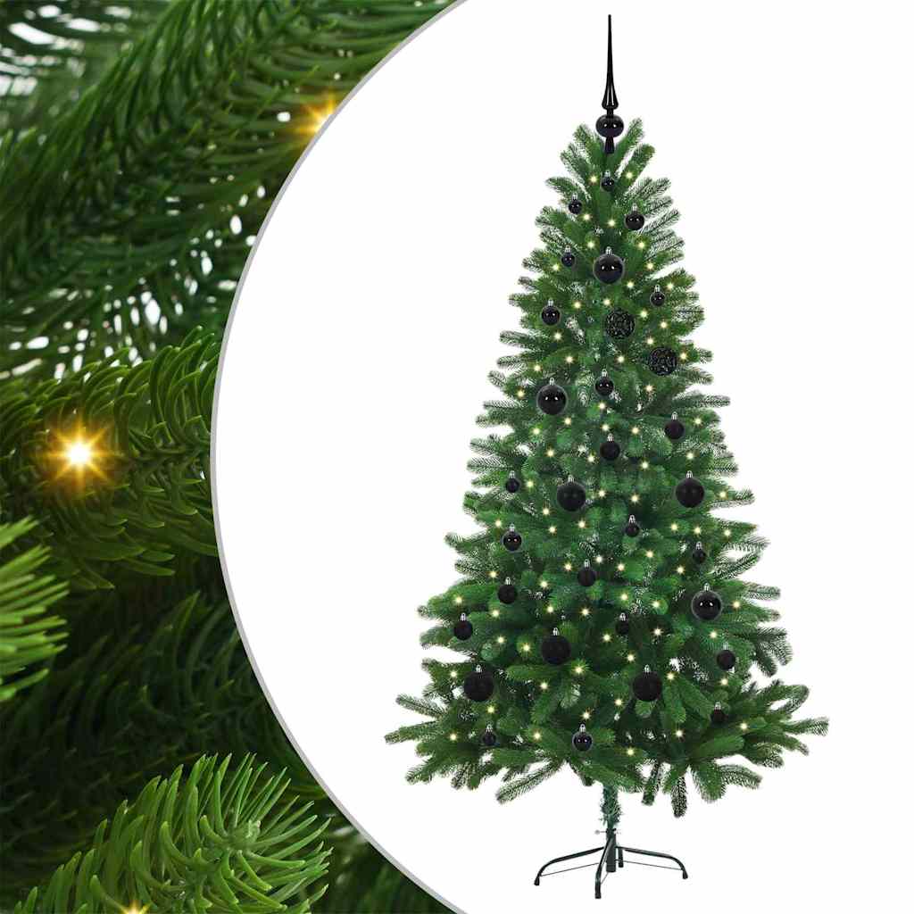 Albero di Natale VidaXL con 150 LED con PE standard verde da 150 cm