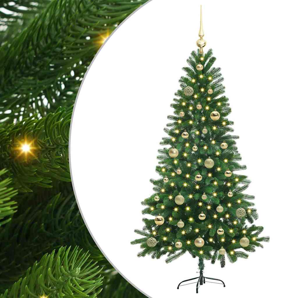 Albero di Natale VidaXL con 150 LED con PE standard verde da 150 cm