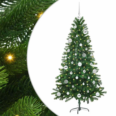 Albero di Natale VidaXL con 150 LED con PE standard verde da 150 cm