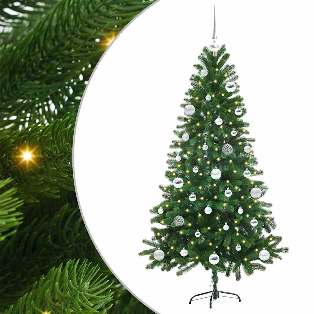 Albero di Natale VidaXL con 150 LED con PE standard verde da 150 cm