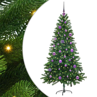 Albero di Natale VidaXL con 150 LED con PE standard verde da 150 cm