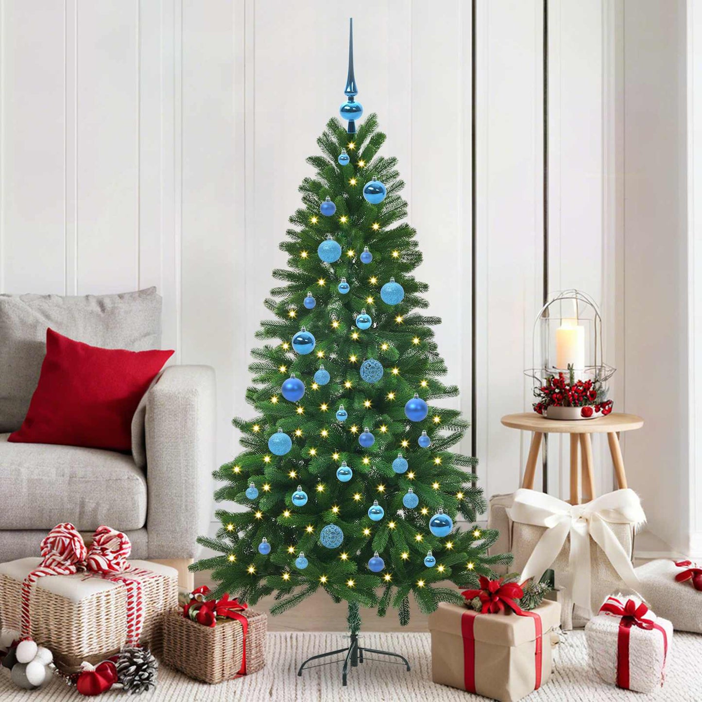Vidaxl kerstboom met 150 led met standaard groen 150 cm pe