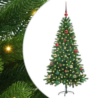 Albero di Natale VidaXL con 150 LED con PE standard verde da 150 cm