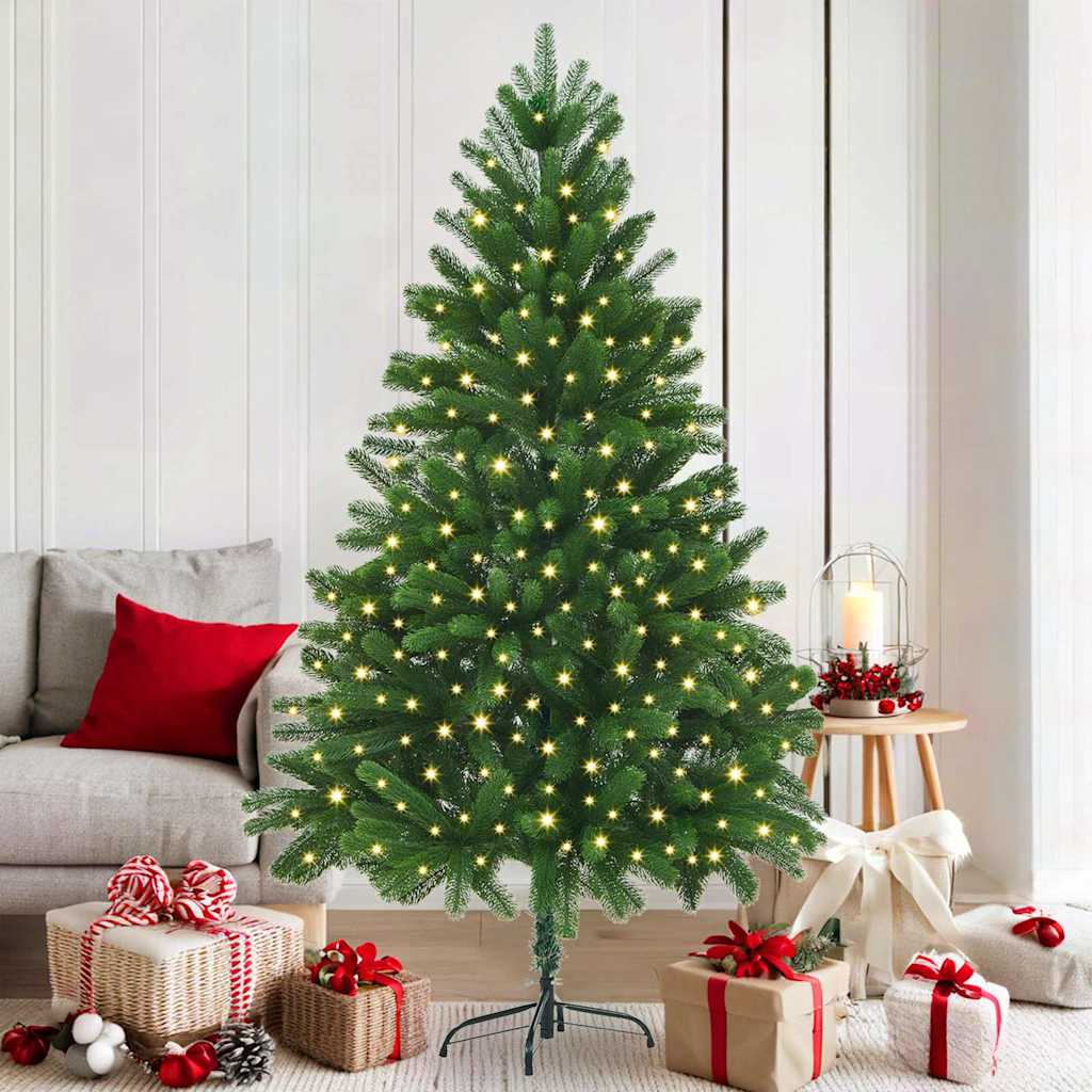 Vidaxl kerstboom met 300 led met standaard groen 180 cm pe