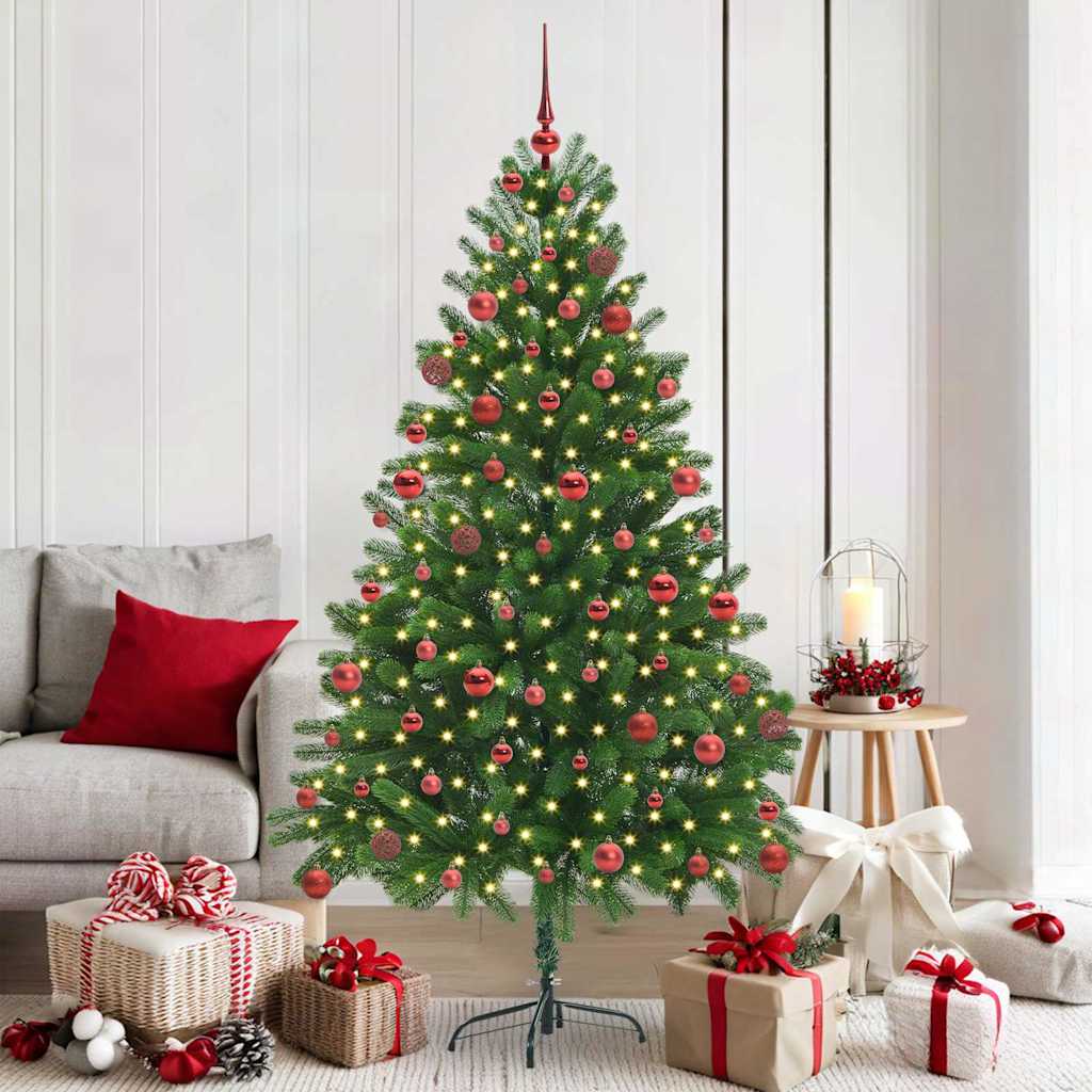 Vidaxl kerstboom met 300 led met standaard groen 180 cm pe
