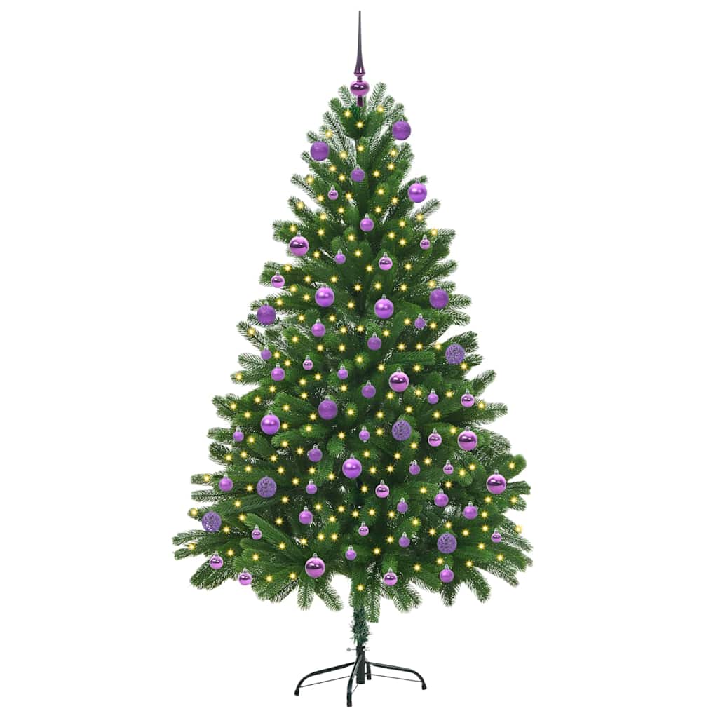 Vidaxl kerstboom met 300 led met standaard groen 180 cm pe