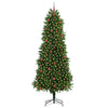 Vidaxl kerstboom met 300 led met standaard groen 240 cm pe