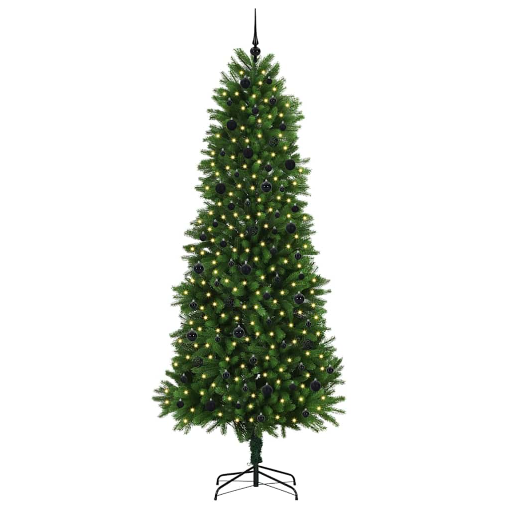 Albero di Natale VidaXL con 300 LED con PE standard verde da 240 cm