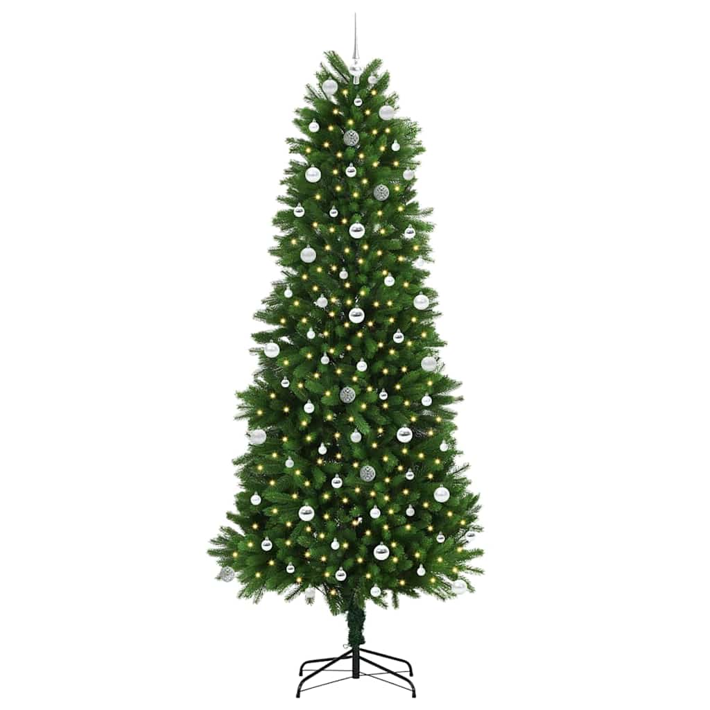 Vidaxl kerstboom met 300 led met standaard groen 240 cm pe