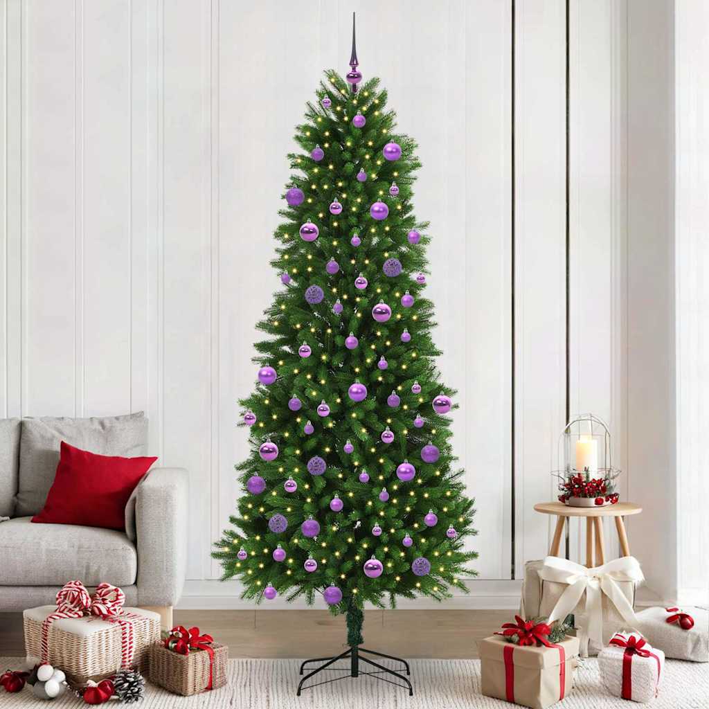 Albero di Natale VidaXL con 300 LED con PE standard verde da 240 cm