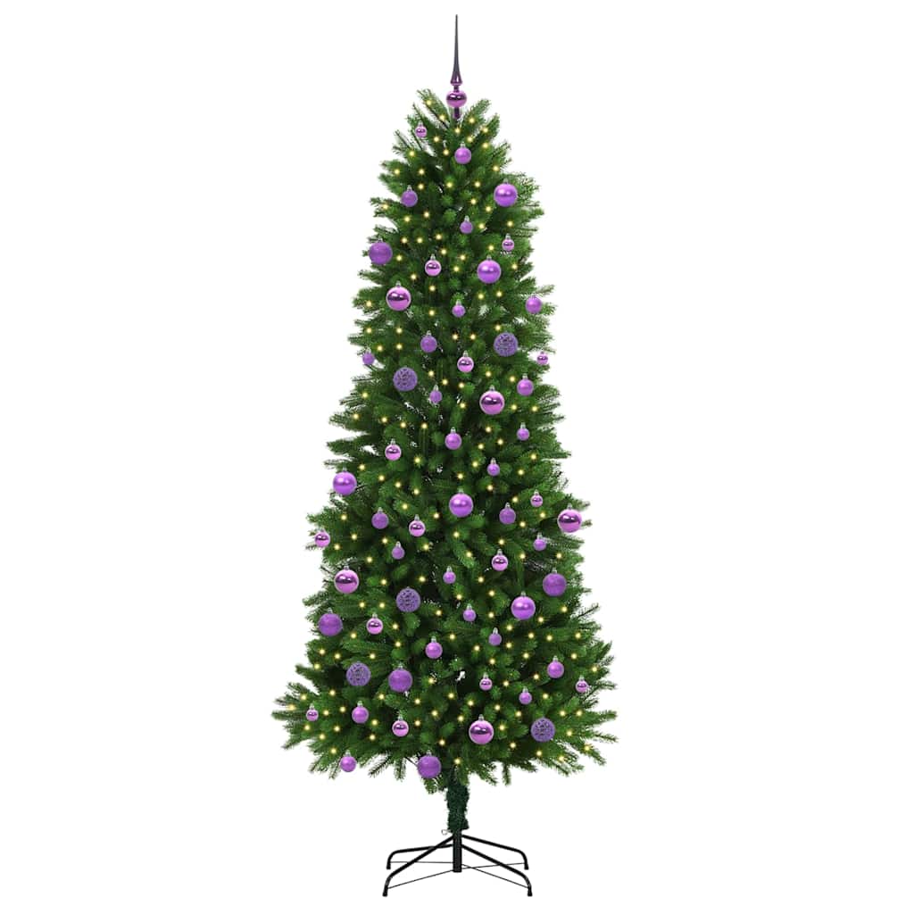 Vidaxl kerstboom met 300 led met standaard groen 240 cm pe