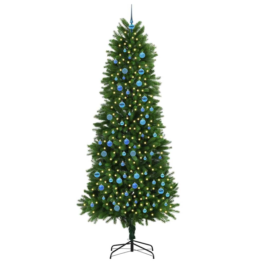 Vidaxl kerstboom met 300 led met standaard groen 240 cm pe