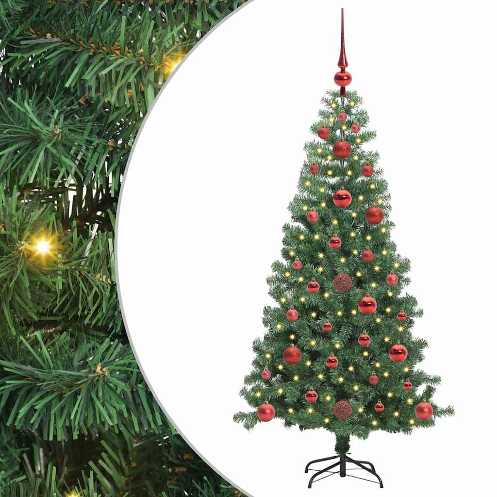 Vidaxl kerstboom met 150 led met standaard groen 120 cm pvc
