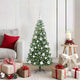 Albero di Natale VidaXL con 150 LED con PVC standard verde da 120 cm