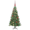 Albero di Natale VidaXL con 150 LED con PVC standard verde da 120 cm