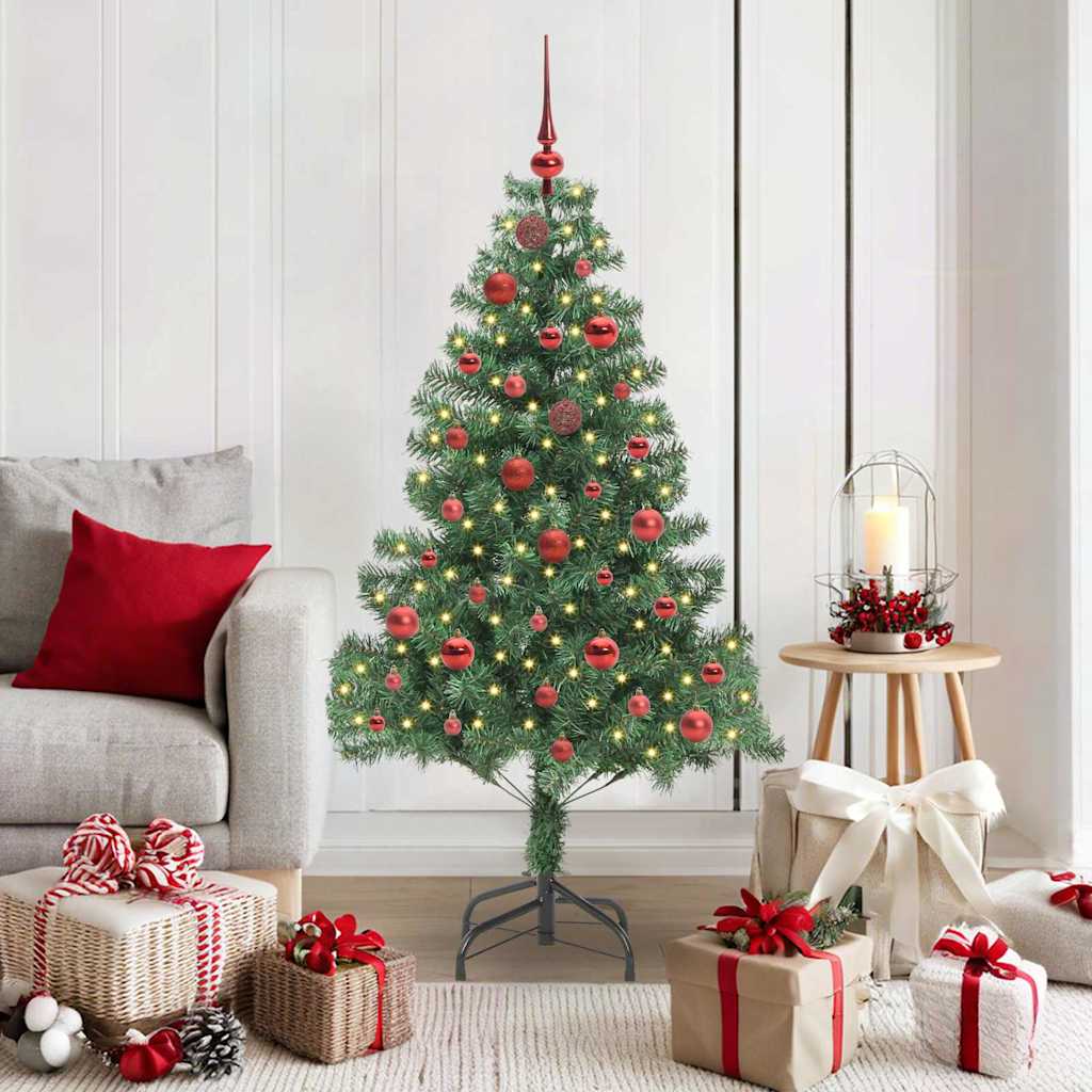 Vidaxl kerstboom met 150 led met standaard groen 150 cm pvc