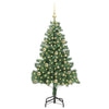 Vidaxl kerstboom met 150 led met standaard groen 150 cm pvc