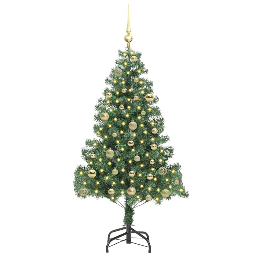 Vidaxl kerstboom met 150 led met standaard groen 150 cm pvc