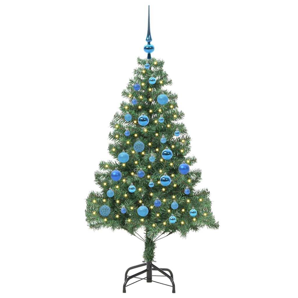 Vidaxl kerstboom met 150 led met standaard groen 150 cm pvc