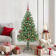 Albero di Natale VidaXL con 150 LED con PVC standard verde da 150 cm