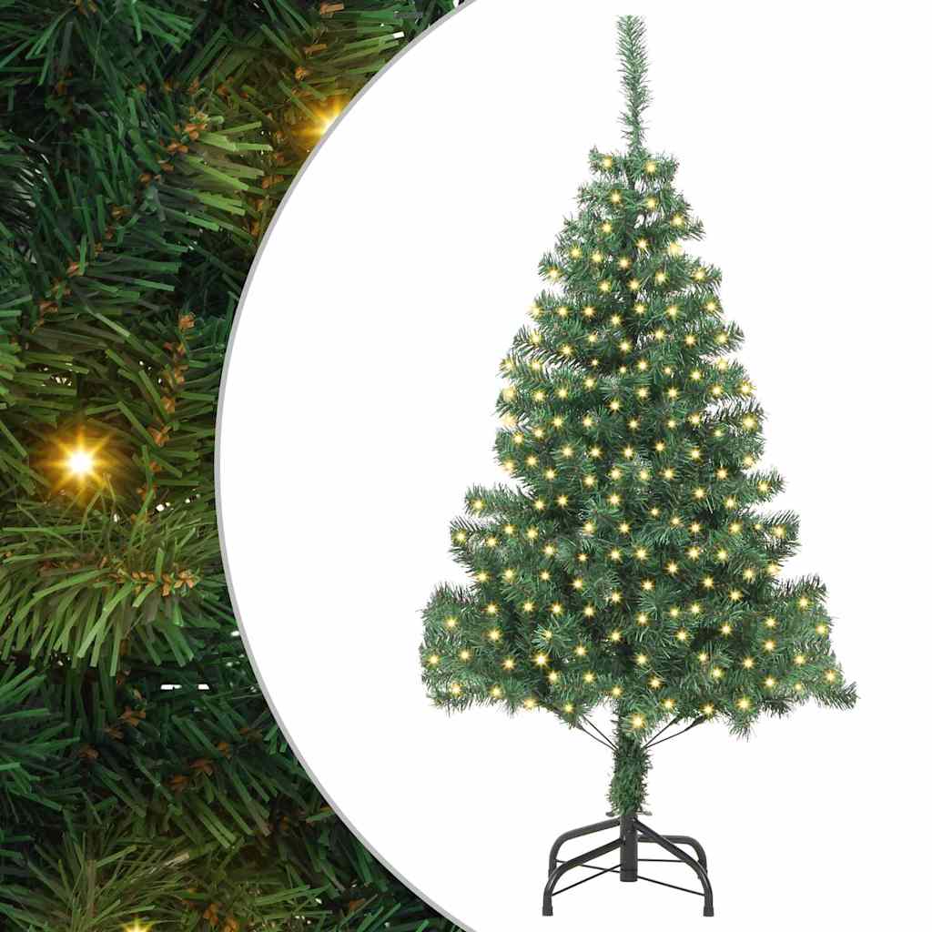 Vidaxl kerstboom met 300 led met standaard groen 180 cm pvc