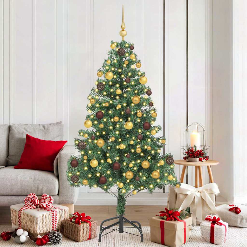 Árbol de Navidad vidaxx con 300 LED con PVC estándar verde 180 cm