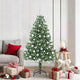 Vidaxl kerstboom met 300 led met standaard groen 180 cm pvc