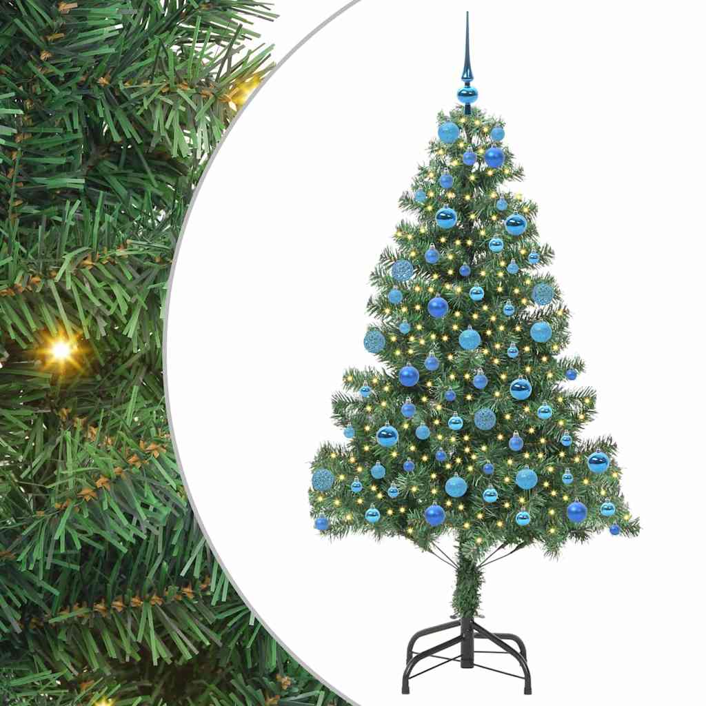 Vidaxl kerstboom met 300 led met standaard groen 180 cm pvc