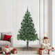 Albero di Natale VidaXL con 300 LED con PVC standard verde da 210 cm