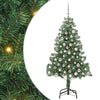 Vidaxl kerstboom met 300 led met standaard groen 210 cm pvc