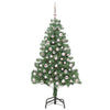 Vidaxl kerstboom met 300 led met standaard groen 210 cm pvc