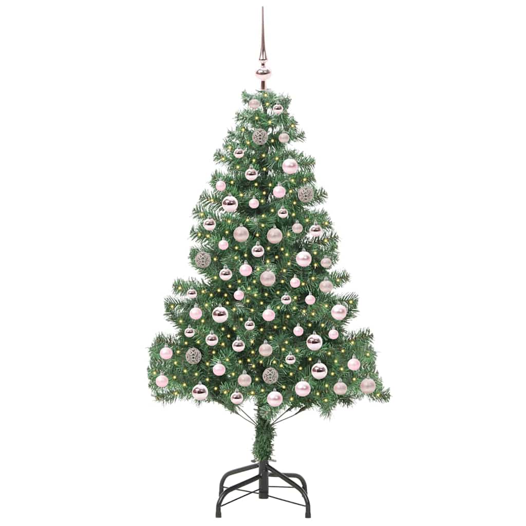 Vidaxl kerstboom met 300 led met standaard groen 210 cm pvc