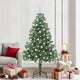 Albero di Natale VidaXL con 300 LED con PVC standard verde da 210 cm