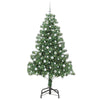 Vidaxl kerstboom met 300 led met standaard groen 210 cm pvc