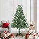 Albero di Natale VidaXL con 300 LED con PVC standard verde da 210 cm